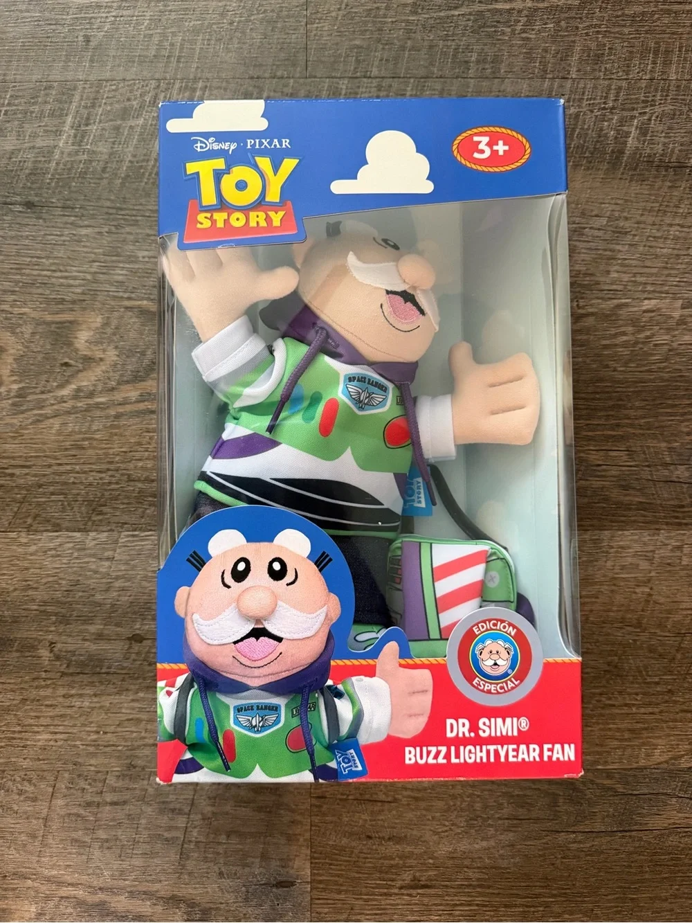 Dr. Simi Woody and Buzz Lightyear Kids Plush Fans - Blue/Green